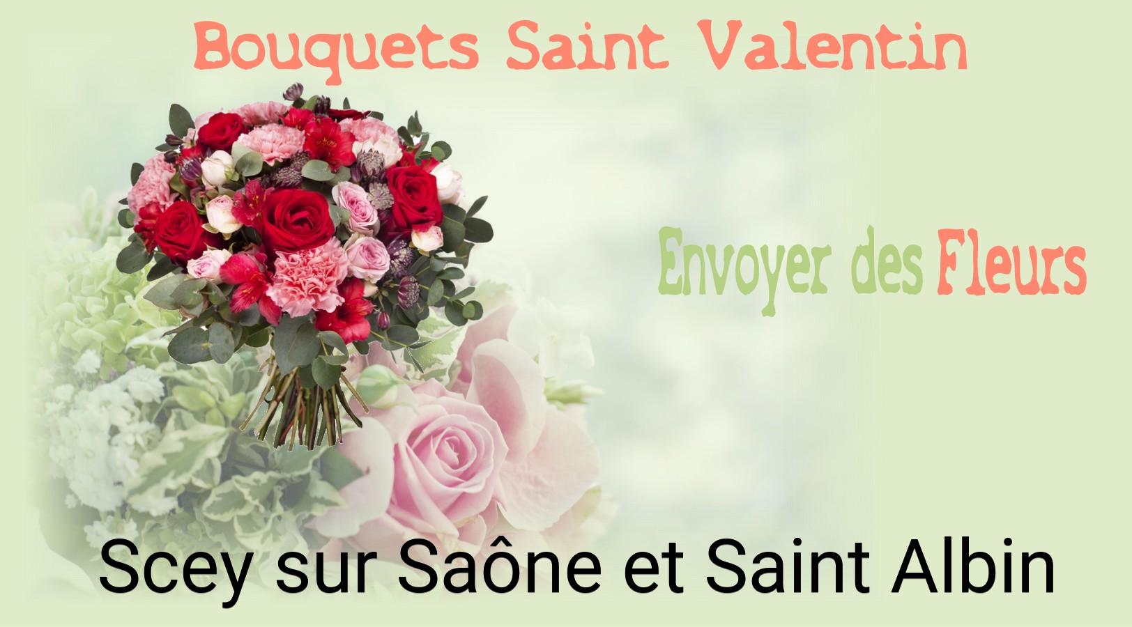 Roses de Saint-Valentin livrées à Scey-sur-Saône-et-Saint-Albin